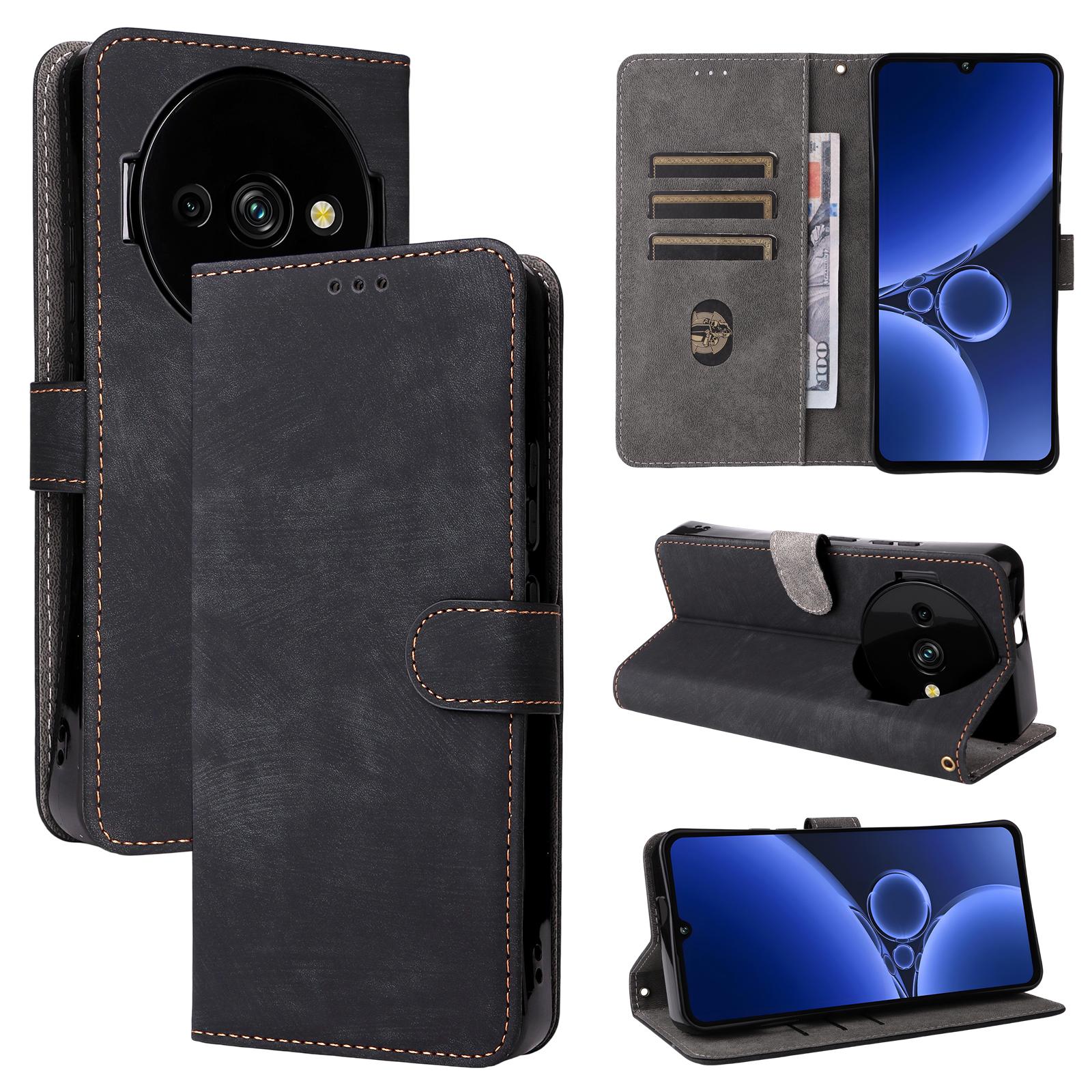 

Чехлы-книжки для Oukitel C59 / C59 Pro из искусственной кожи, полная защита корпуса, противоударный, прочный, ретро чехол для телефона for Oukitel C59 / C59 Pro чёрный