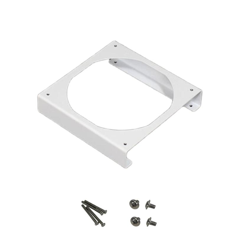 

Universal 12cm PC Fan Mounting Bracket Zinc Coated Metal 25mm Elevations For Optimal Heat Dissipation And Ventilation