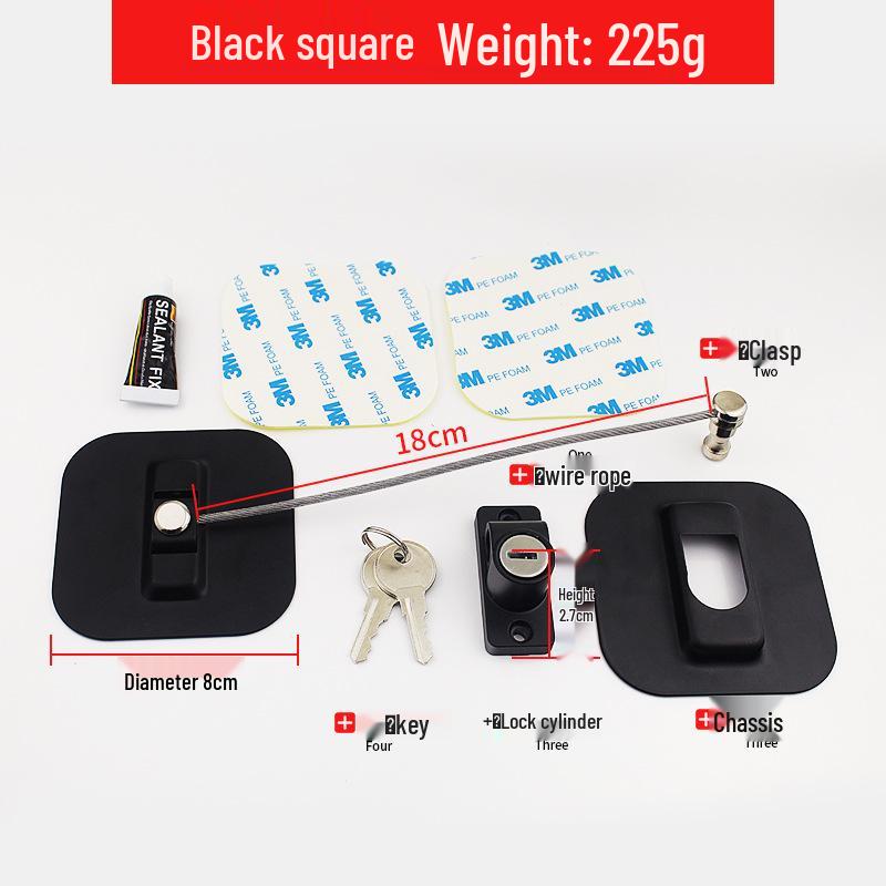 Child Safety Window and Refrigerator Lock - Anti-Fall Restrictor and Cabinet Door Positioner