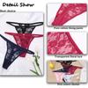 FINETOO 5Pcs Sexy Women's G-String Lace Panties Floral Lingerie Woman Panties Sexy Thong Underwear Female Pantys Perspective Intimates