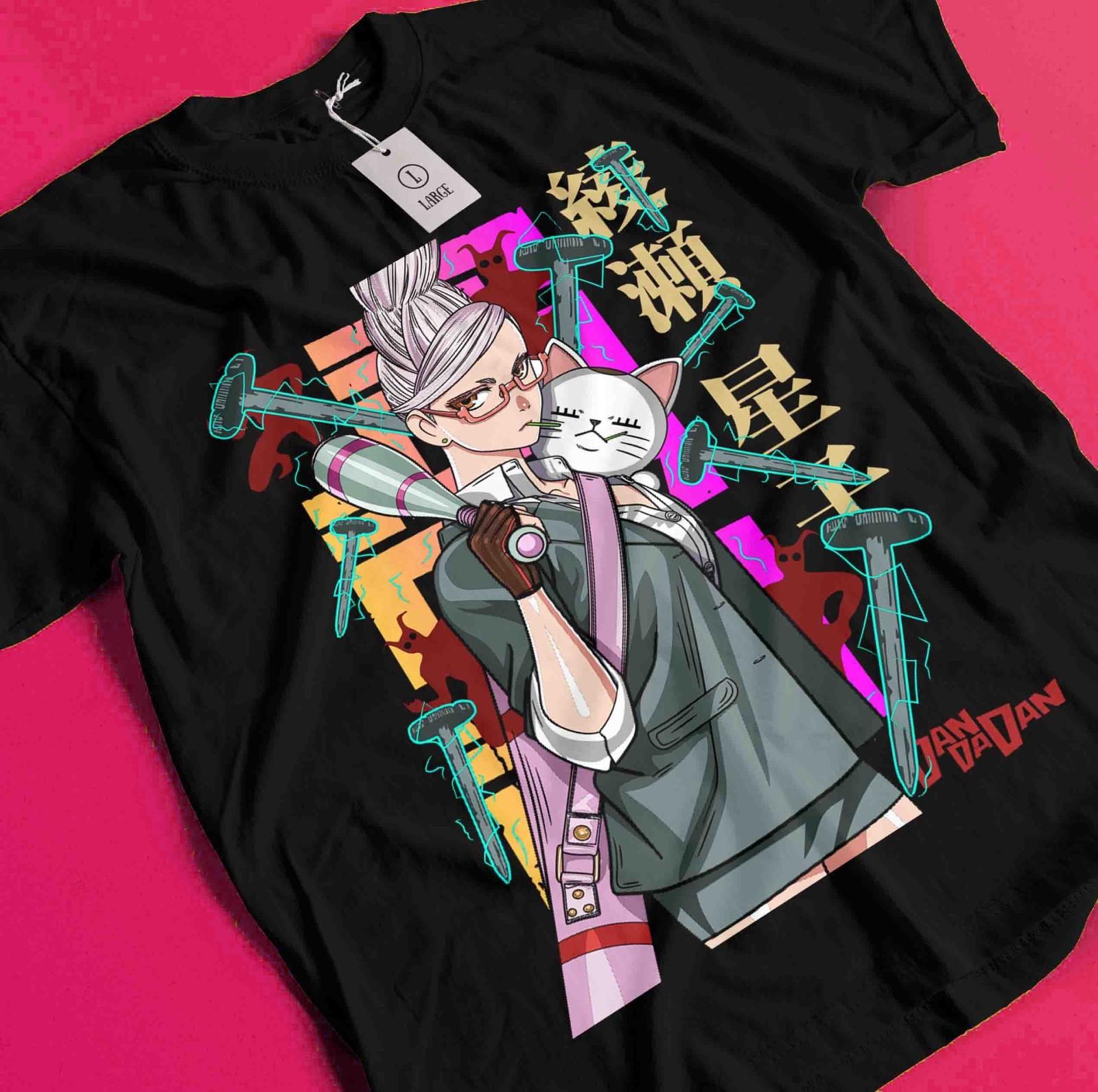

Dan Da Dan T-Shirt Okarun Shirt Momo Ayase Tshirt Ken Tee Turbo Jin Aira Seiko BB171 4XL