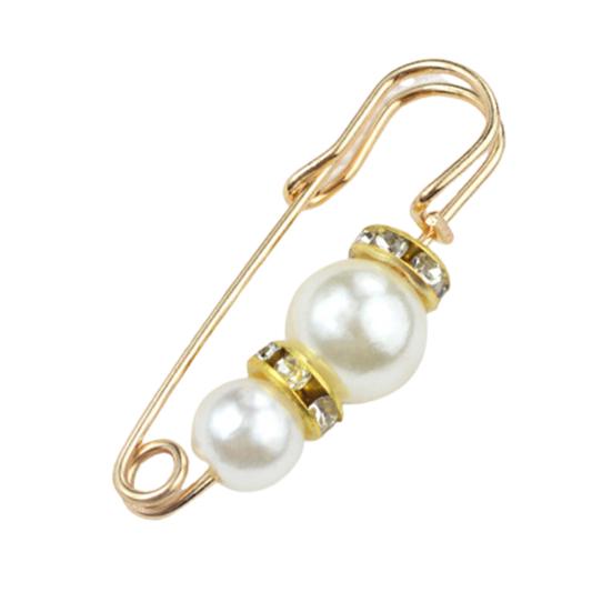 Bezpečnostní brož Jemné zpracování Prevence expozice Atraktivní Faux Pearl Women Safety