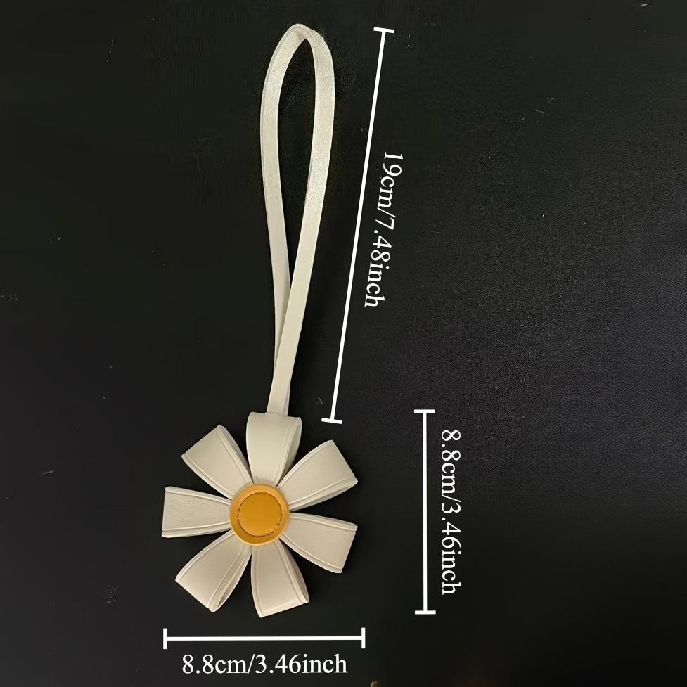 Sunflower PU Leather Bag Charm Suitable for Handbag Accessories, Car Decorations, Holiday Ornaments and Birthday Gifts