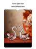 Swan Crystal Wedding Souvenir - Elegant Decor Gift for Couples & Friends