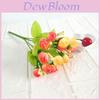 Silk Flower Rose Bouquet For Home Decor With Artificial Flowers For Bedroom And Living Room