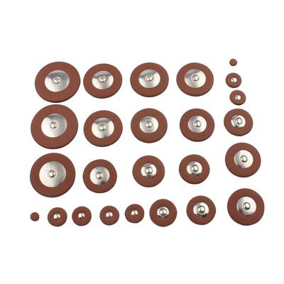25pcs Sax Leather Pads Replacement for Tenor Saxophone Sax Leather Pads