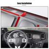 Center Control Dashboard Dekoration Abdeckung Aufkleber für Dodge Charger 2011-2014 ABS Auto Zubehör