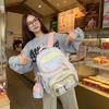 Schoolbag Cute Cat Fashion Trend Large Capacity Backpack Korean Version Small Fresh Junior High School College Student Schoolbag Make-up Bag
