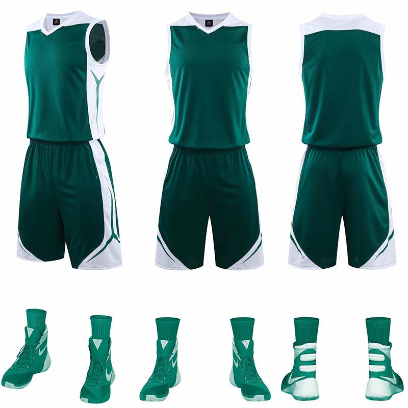 

Basketball Suit Men S Vest Student Game Jersey Adult Breathable Personalized Sports Training Suit Printing Number 4XL