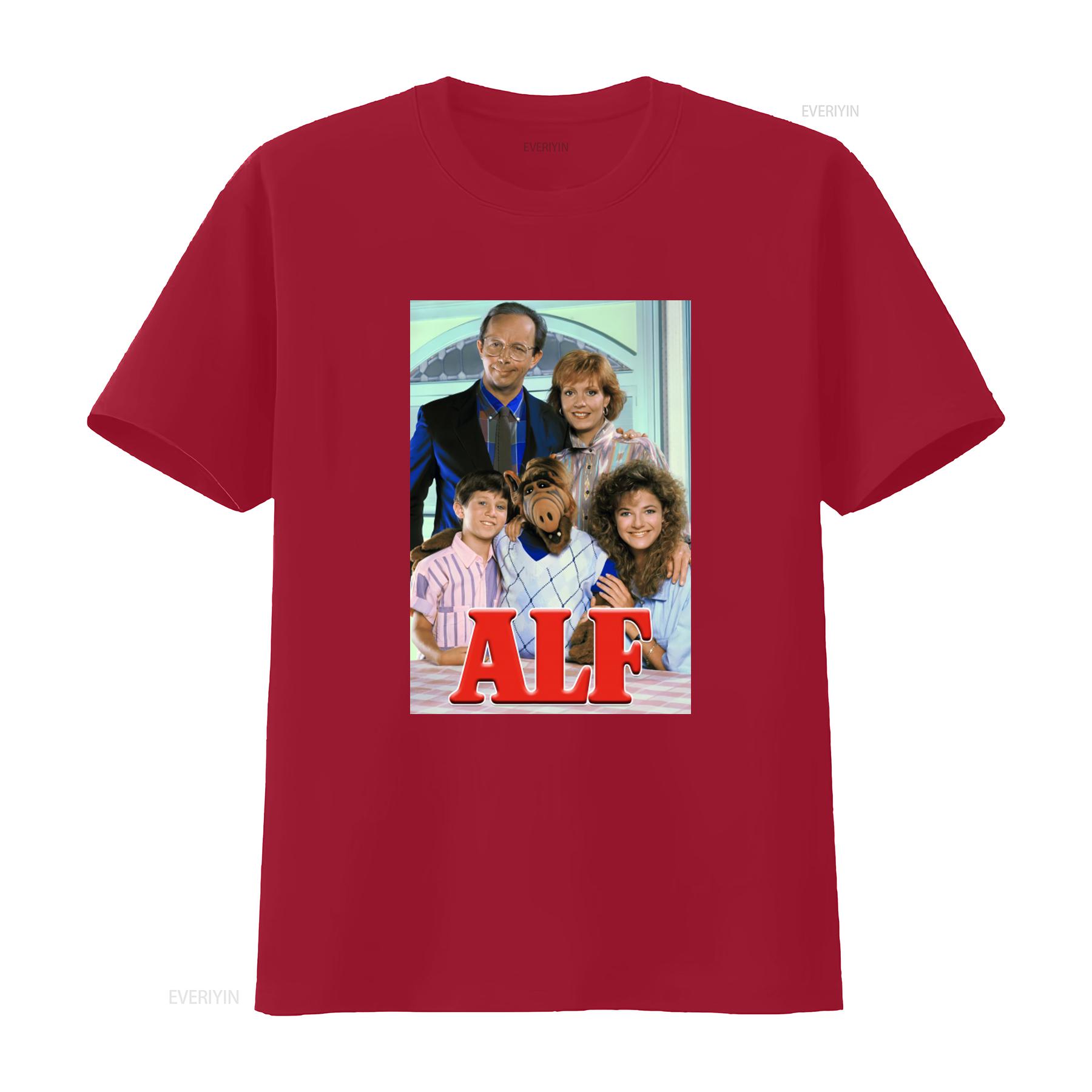 Alf Tv Show Retro 1980s Television Sitcom Fan T Shirt Nostalgic Design for Enthusiasts vintage Washed Slightly Unisex S