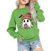 Children's Fashion Loose-fitting Casual Halloween Long-sleeved Printed Round Neck Sweatshirt