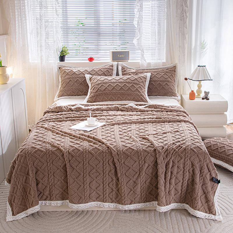 Throw Blanket for Couch Sofa: Soft Fleece Plush Sherpa - Fuzzy Fluffy Warm Lightweight