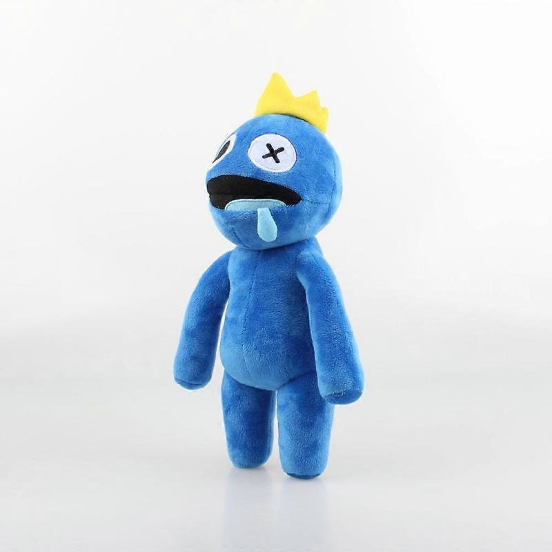 30cm Ro-blox Rainbow Friends Plush Toy Cartoon Game Character Doll Kawaii Blue Monster Soft Stuffed Animal Toys For Kids Fans