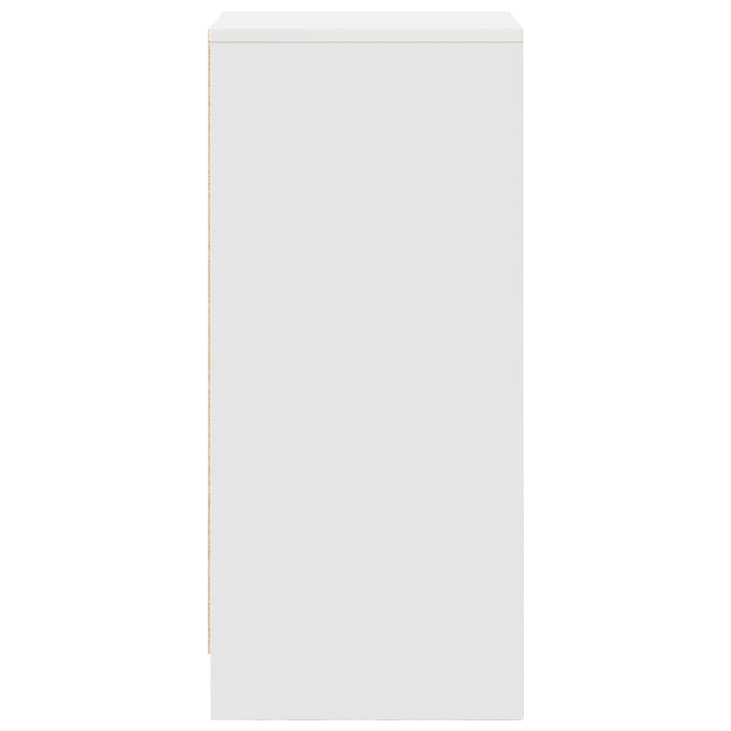 Sideboard White 37.5 X 35 X 99 Cm Engineered Wood