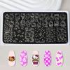 KT Cat & Mickey Mouse Anime Nail Art Stamping Plate for Beginners