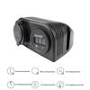 2 Holes Tent Base 3.1A Dual USB Car Charger LED Digital Voltmeter for Motorcycle Boat Marine ATV RV