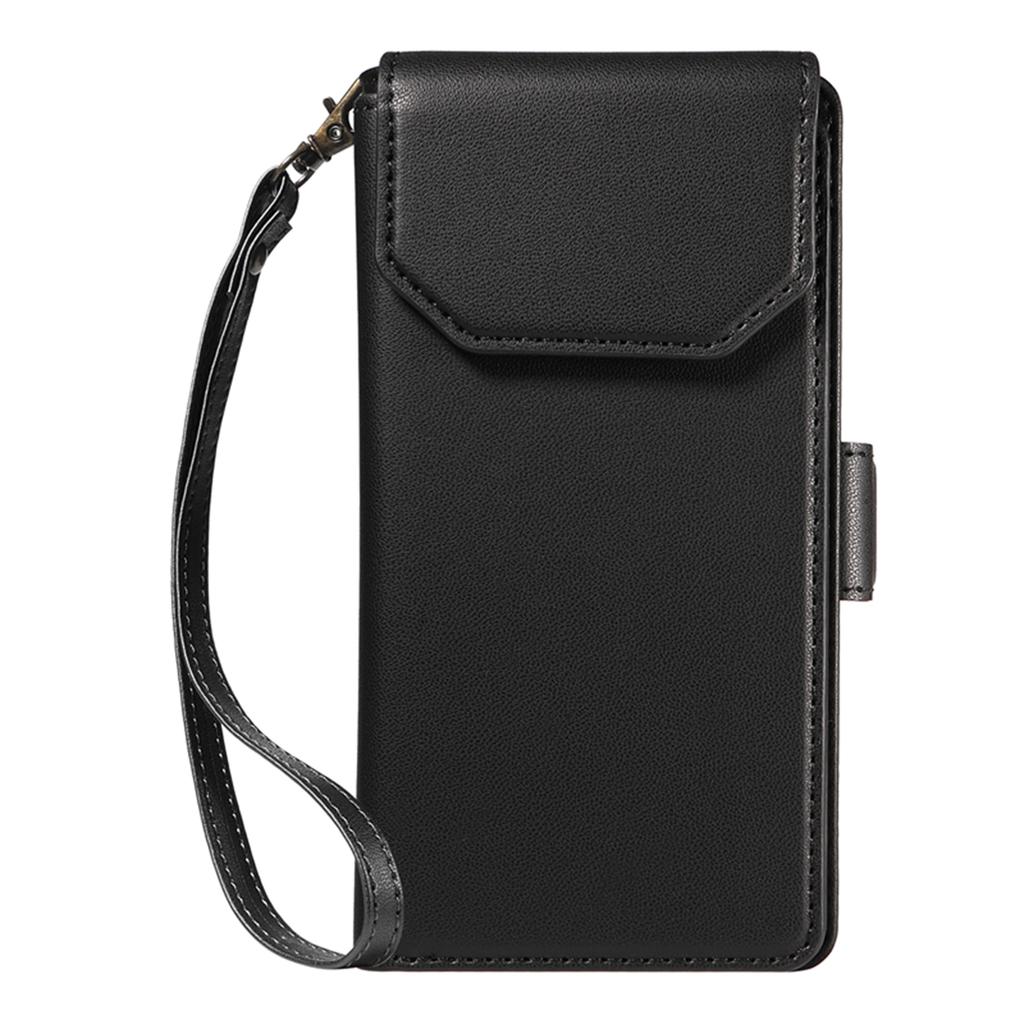 For Samsung Galaxy S26/S26 Pro Case with Multi-Card Holder and Strap PU Leather Phone Cover Stand