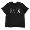 Abbey Road T-Shirt Sommeroberteil kundenspezifisch croswit Hemd Herren Leere Herren Baumwoll-T-Shirt