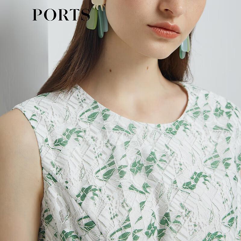 PORTS Women's Sleeveless Printed Midi Dress