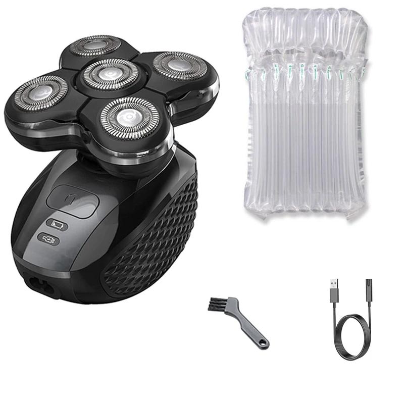 

Бритва для головыЭлектробритва для мужчин Влажная Сухая Водонепроницаемая Беспроводная Бритва Машинка для бритья для лысых Литиевая Перезаряжаемая