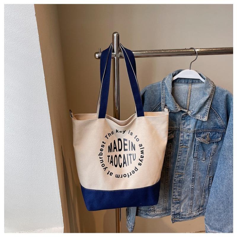 New canvas women's bag large capacity women's shoulder oblique span bag handbag fashionable versatile casual tote bag