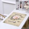 Moon/Lantern Pattern Dining Mat Rectangle Table Pad Ramadan Linen Placemat 2024 Ramadan Kareem