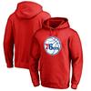 Fanatics NBA Philadelphia 76ers Team Logo Hoodie (US Medium, Red) [Parallel Import]