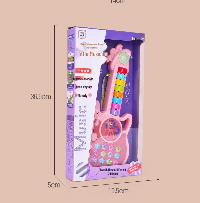 Children's Multifunctional Electronic Music Guitar & Keyboard Toy for Early Education