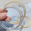 Autumn-Winter Personalized Elegant Hoop Earrings - Simple, Stylish, Light Luxury, High-End Fashion for Women