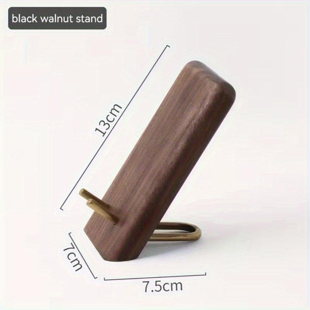 1PC Desktop Tablet Holder Universal Table Cell Phone Support Mobile Phone Holder Wooden Walnut Stand
