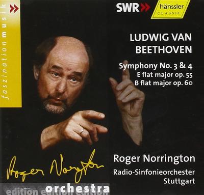 CD BEETHOVEN - SYMPHONY NO.3 & 4  Non Japan Classical Used