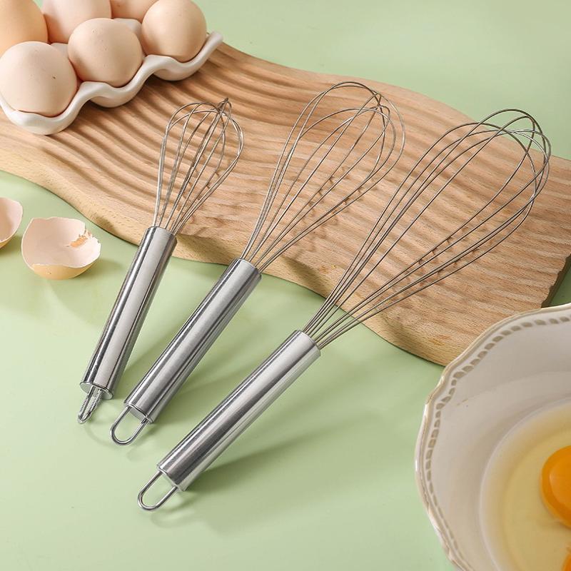 Stainless Steel Egg Beater, Kitchen Wire Ball Egg Beater, Milk Beater, Egg Mixer, Mixing Tool