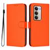 For Xiaomi Redmi 15 5G Case Solid Color Wallet Leather Phone Cover with Strap