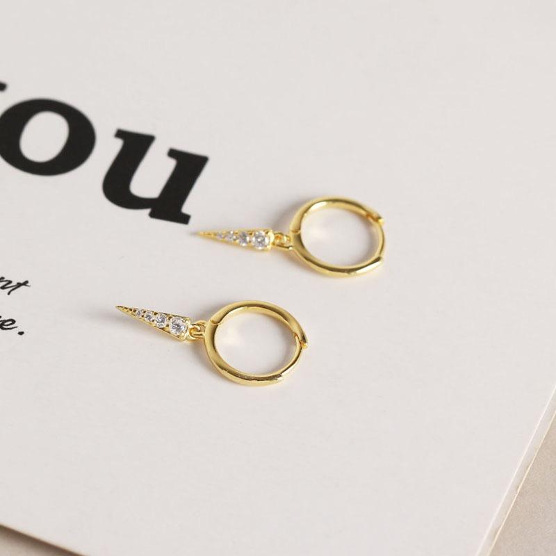 Fashion Silver Jewelry Sets 925 Sterling Silver Moon Star Snake Dangle Earring Huggie Earrings Gold Plated Hoop Earrings Women