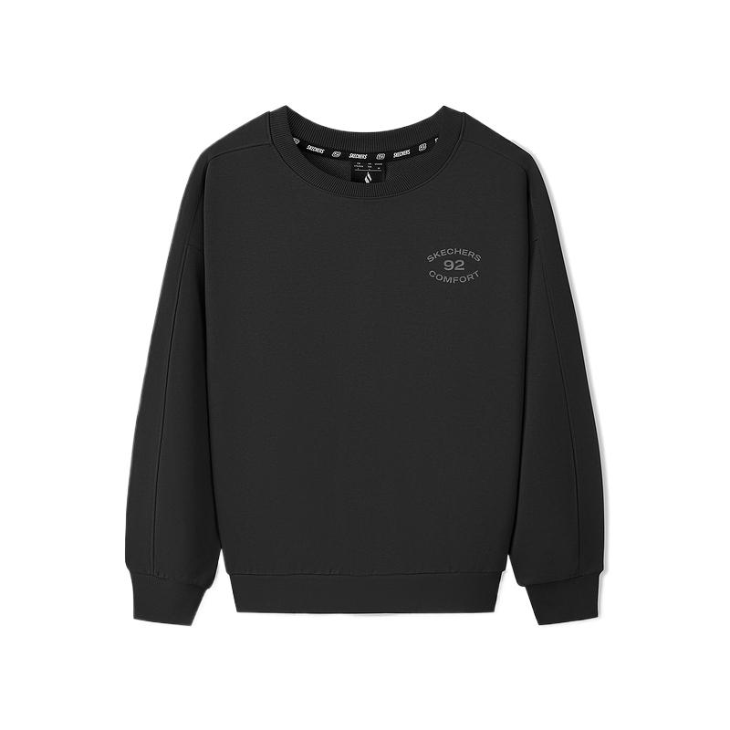 Skechers Спортивная серия Alliance Модная удобная повседневная однотонная толстовка Толстовка унисекс L325U083-0018 XS