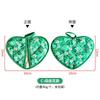 1Pc Fruit Flowers Printed Cotton Heart-shaped Insulation Pad Thickened Anti Scalding Oven Gloves Kitchen Baking Tool