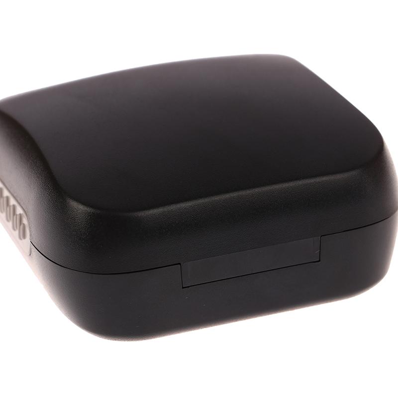 Portable Hearing Aid Storage Box Waterproof Shell Abs Wear Resistant Hearing Aid Case For Outdoors Travel