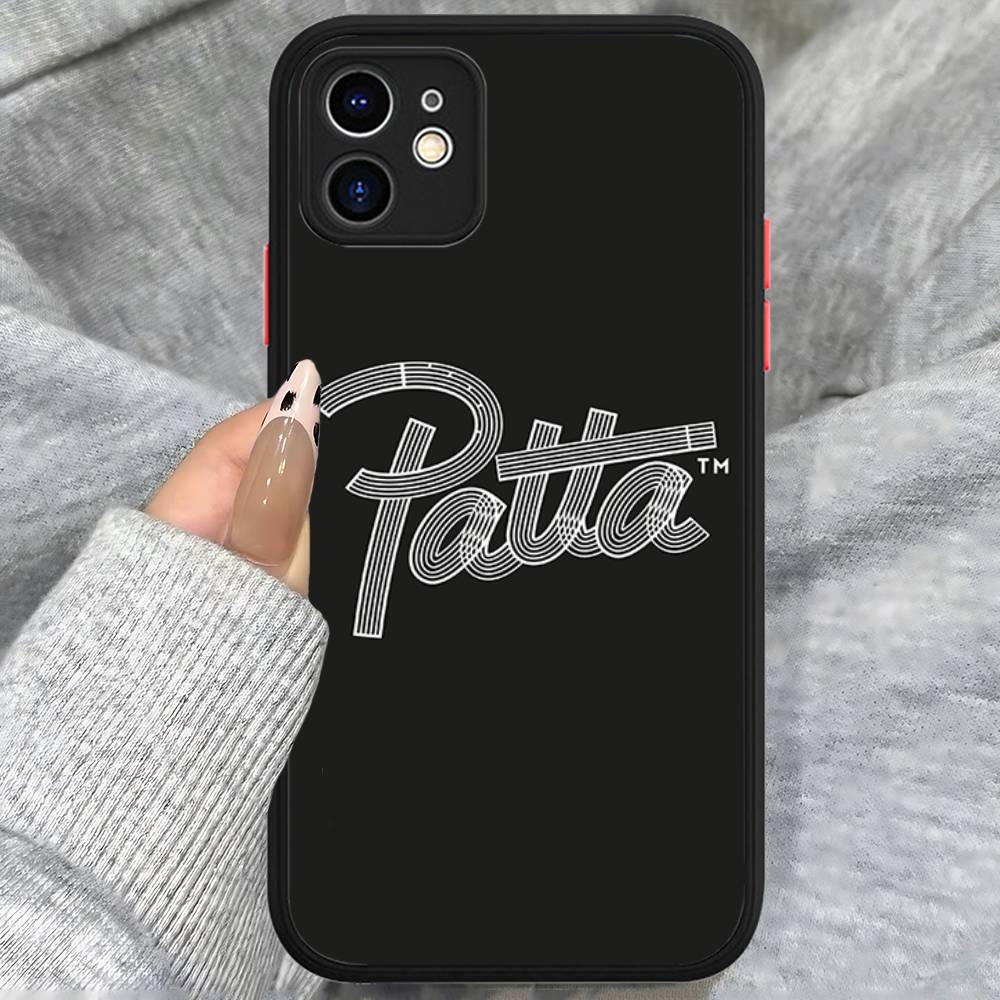 

Fashion P-patta For Silicone Matte Phone Case For IPhone 16 Pro Max 15 14 13 12 11 X XS MAX iphone 14 plus