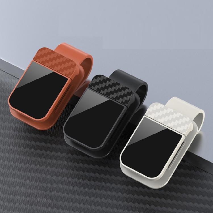 ABS Materials Car Sunglasses Holder With Soft Padding Multipurpose Organizers for Glasses Tickets Quick Installation