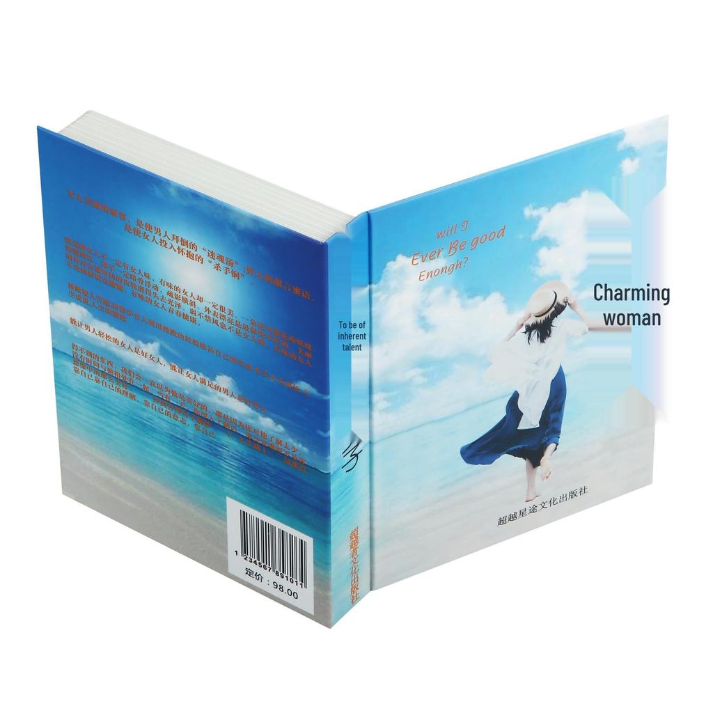 Nuovo Porta Telefono Nascosto e Supporto a Libro Finto: Copertina Personalizzabile, Portatile, Multifunzionale