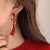 Drop Earrings Dangle Earrings Chinese New Year Earrings Chinese Knot Earrings Women Ear Hook