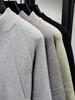 Men's Thickened Half-Zip Knit Sweater - Warm Long-Sleeve Base Layer for Autumn/Winter