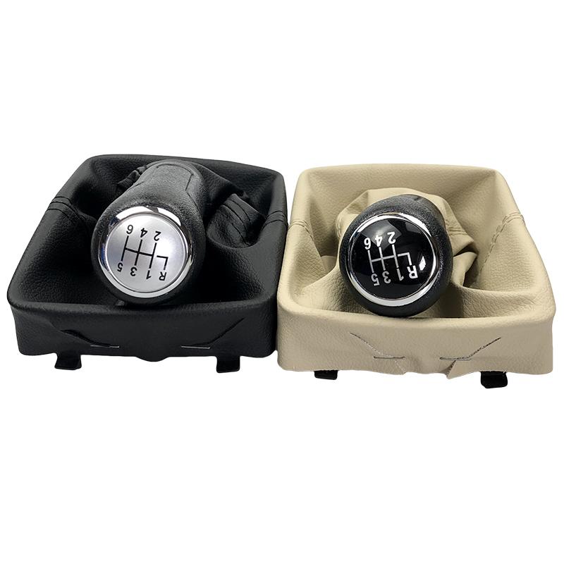 Gear Shift Knob Shifter Lever Stick Gaiter Boot Cover Case Cars Accessories For VW Volkswagen Polo 9N 9N2 2002-2009 2010 Sedan