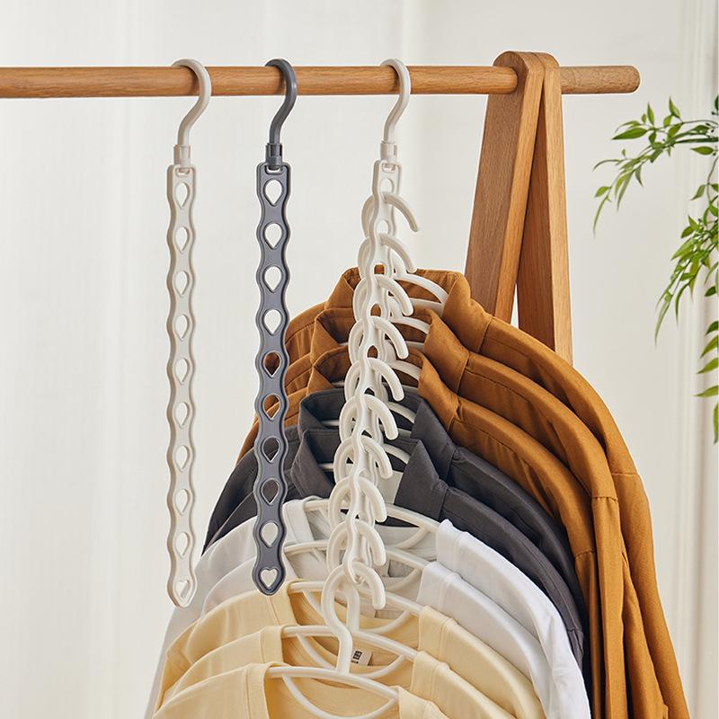 Multifunctional Clothes Hanger Storage Rack For Home Hanging Clothes Dormitory Folding Clothes Drying Rack To Save Space Bedroom