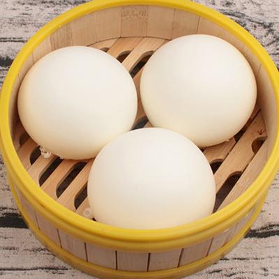 Chinese Food Squeeze Toy Slow-Rising Bun Dumpling Roll TPR Steamed Fidget Toy for Stress Relief Cute