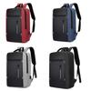 Zaino Impermeabile Oxford per Laptop da Uomo 15,6 Pollici con Ricarica USB Zaino da Viaggio d'Affari Scolastico ad Alta Capacità bolsa feminina