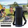 Oxford Cloth Water Bottle Round Insulation Cover Folding Ice Pack Hot Water Bottle Insulation Cover for Outdoor Picnic Trip