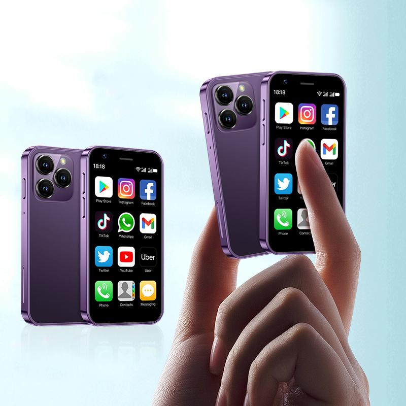 Soyes XS16 4G Smart Phone 3.0 Inch Android 8.0 Quad Core 2000mAh RAM 2GB/3GB ROM 16GB/32GB Type-C  Dual SIM MINI Phone