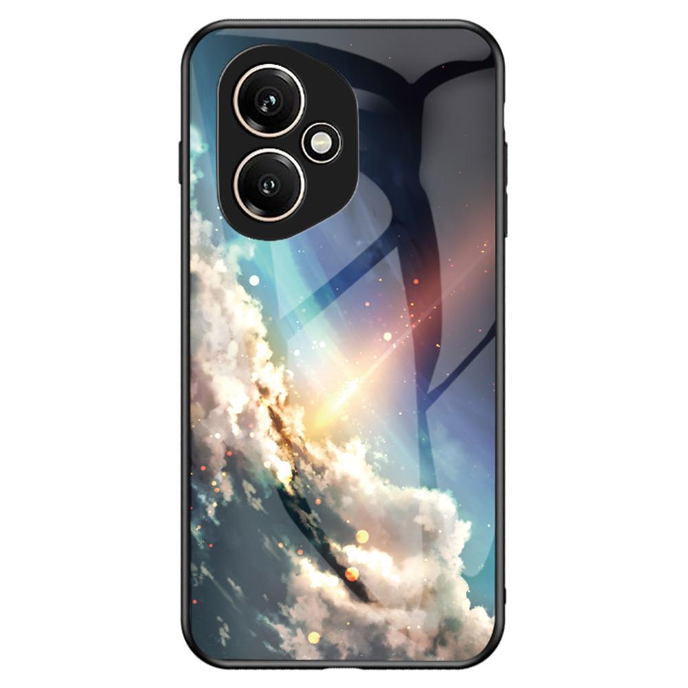 

Для Honor 400 5G (Глобальный) Чехол с узором «Звездное небо» из закаленного стекла для телефона B