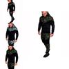 Stylish Mens Slim Hoodie Camouflage Sweatshirt Coat Jacket Outwear Tops Trousers Pants For Versatile Casual And Sports Wear